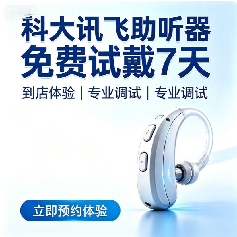 给爸妈选助听器，为什么推荐去科大讯飞助听器线下门店？